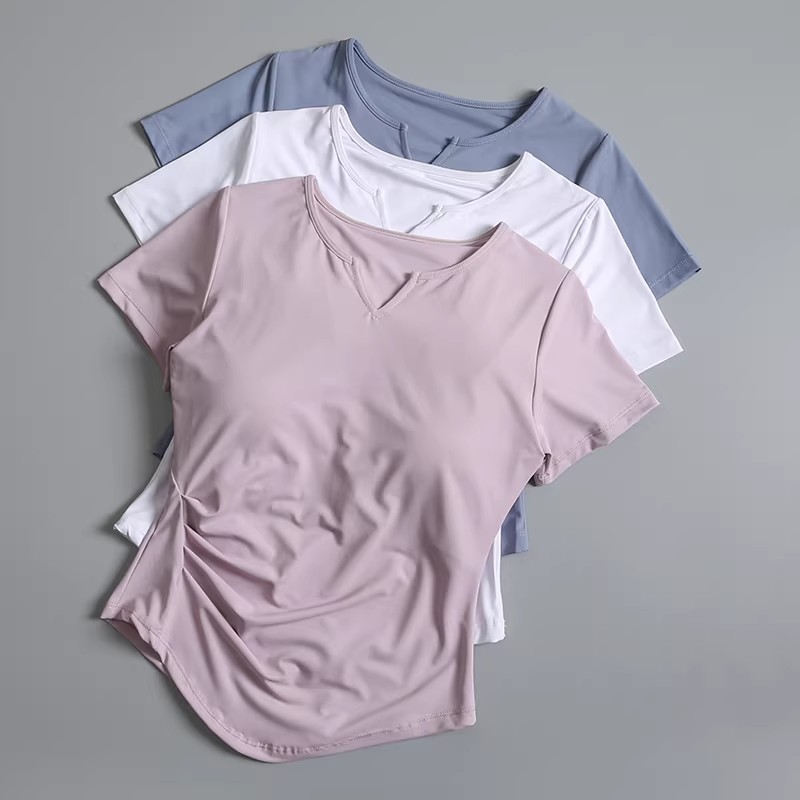 Pilates & Yoga Knokke - Women's Yoga Top with Chest Pad
