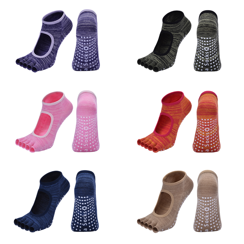 Pilates Yoga Youtube - 1pairs Five Toe Yoga Socks Non-slip