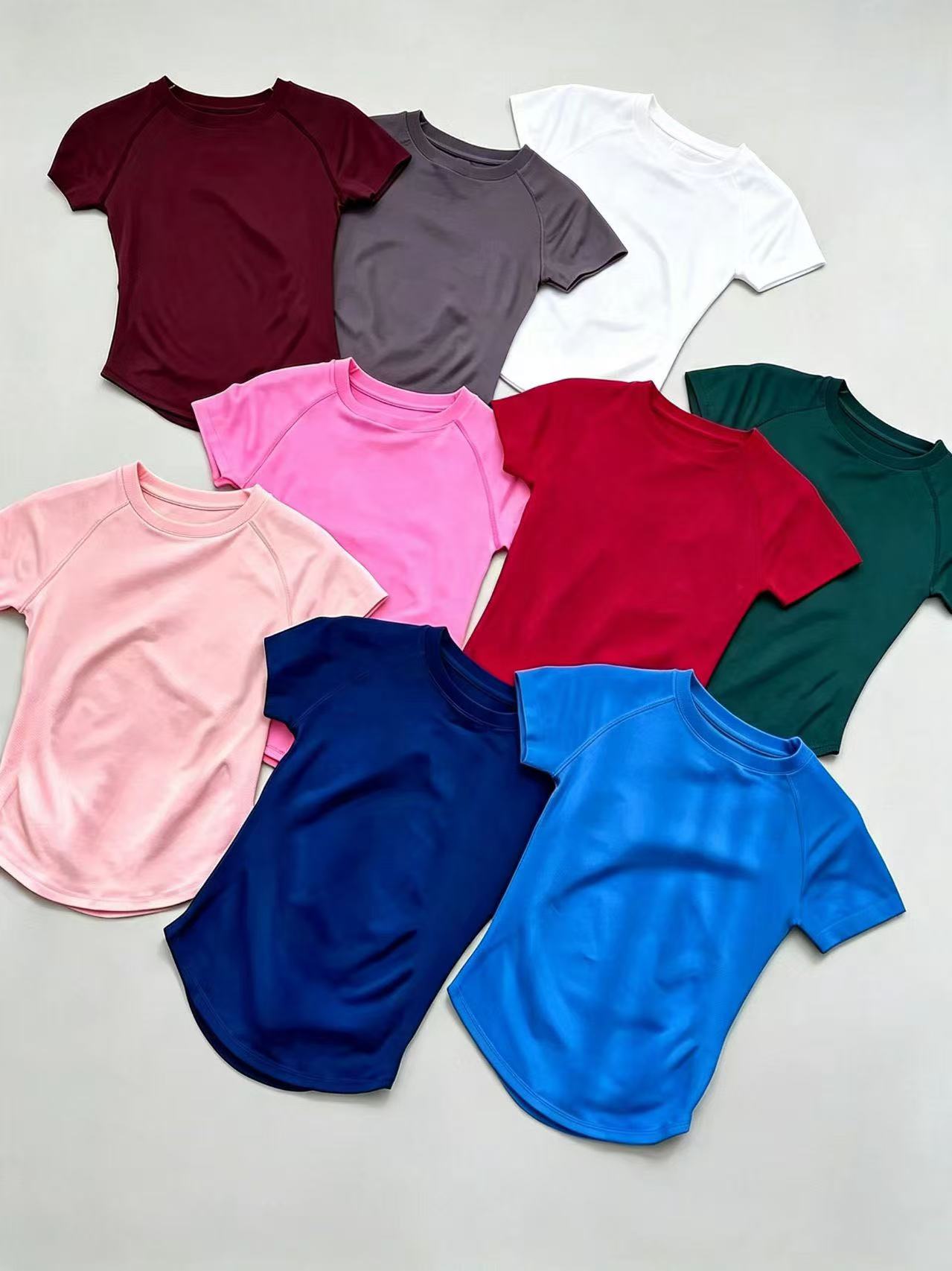 Yoga Strap Cotton - DFUF Women's Summer Short Sleeve Sports