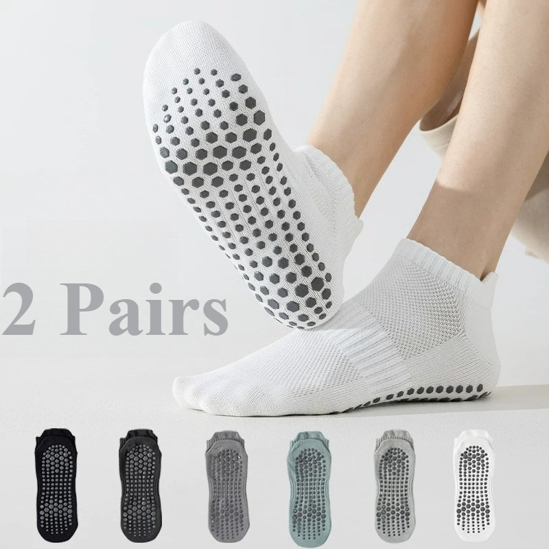 Pilates Yoga Youtube - 2/1Pairs Men Silicone Anti Slip Yoga