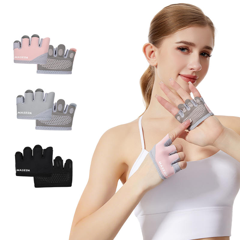 Pair of Fitness Fingerless Glo - đánh giá và giá Pilates Yoga Fitness