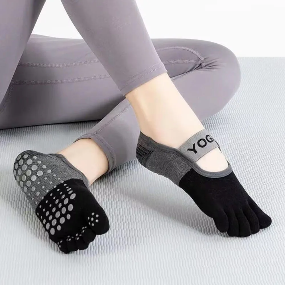 1 Pair of Women's Five Finger  - đánh giá và giá Pilates Yoga Youtube