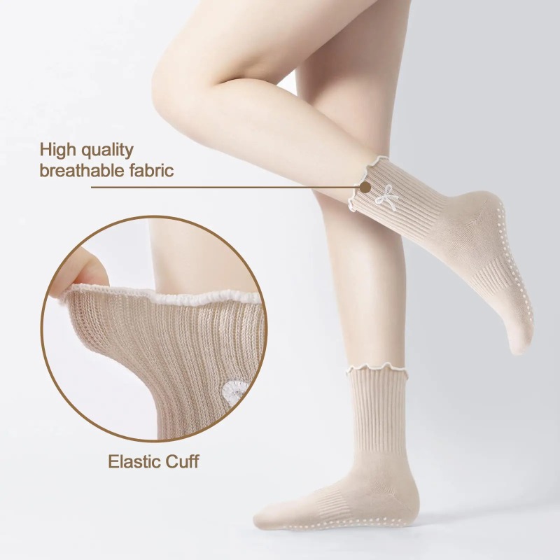Professional Yoga Socks, Cotto - đánh giá và giá Pilates Yoga Fitness