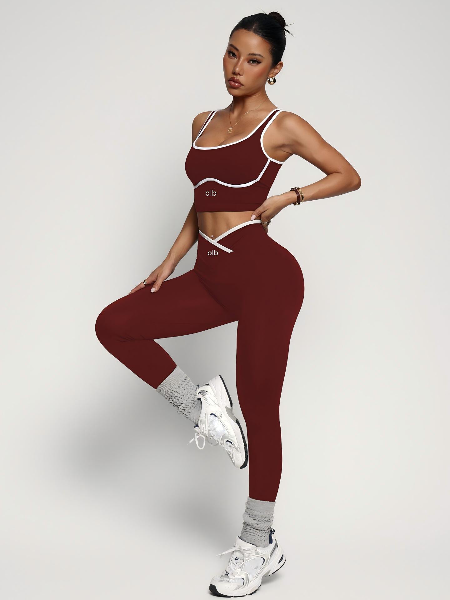 2-piece new sports bra vest pa - đánh giá và giá Yoga Strap Cotton