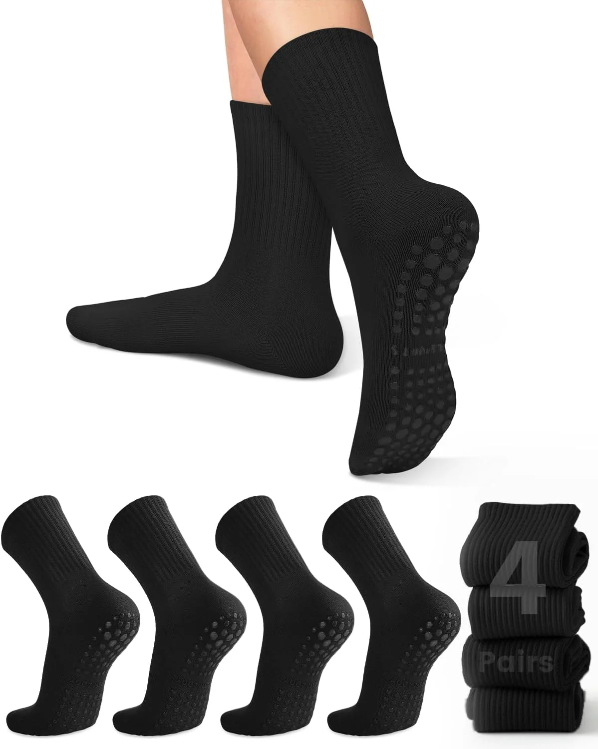 4 pairs of women's yoga socks, - đánh giá và giá Pilates & Yoga Knokke