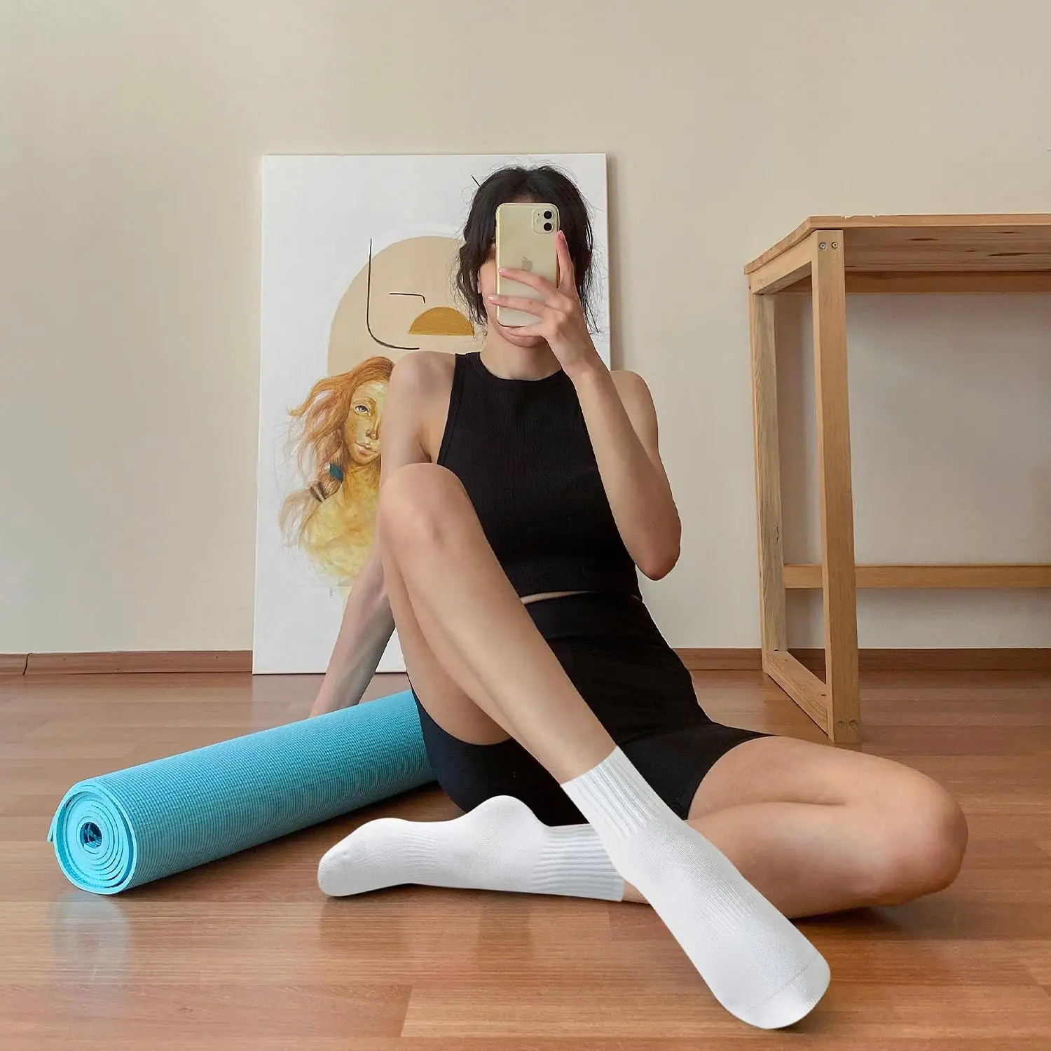 4 pairs of women's yoga socks, - đánh giá và giá Pilates & Yoga Knokke