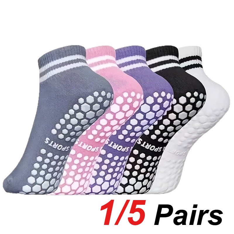 1/5 Pair Women's Silicone Anti - đánh giá và giá Pilates Yoga Fitness