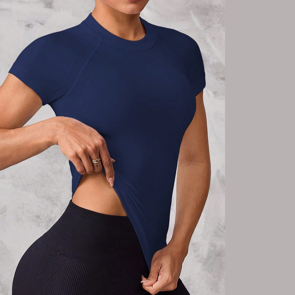 Women's Short-Sleeved Sports T - đánh giá và giá Yoga Strap Cotton