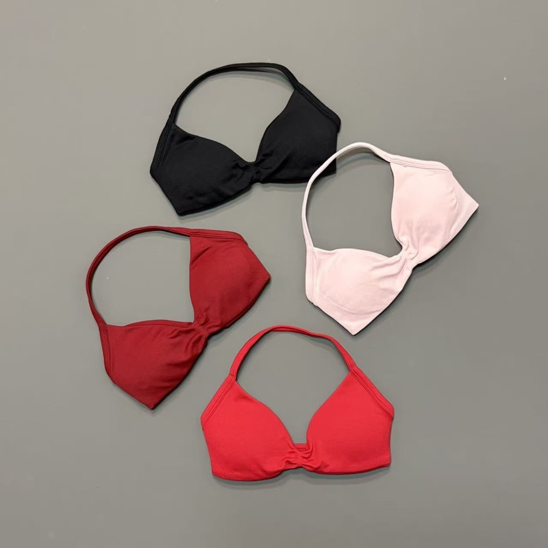 Women Halter Sports Bra V-Neck - đánh giá và giá Yoga Strap Cotton